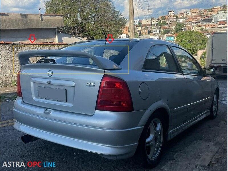 OPEL ASTRA G BAGAJ ÜSTÜ YÜKSEK SPOİLER