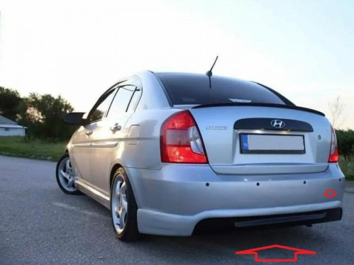 HYUNDAİ ACCENT ERA FS MODEL ARKA TAMPON EKİ