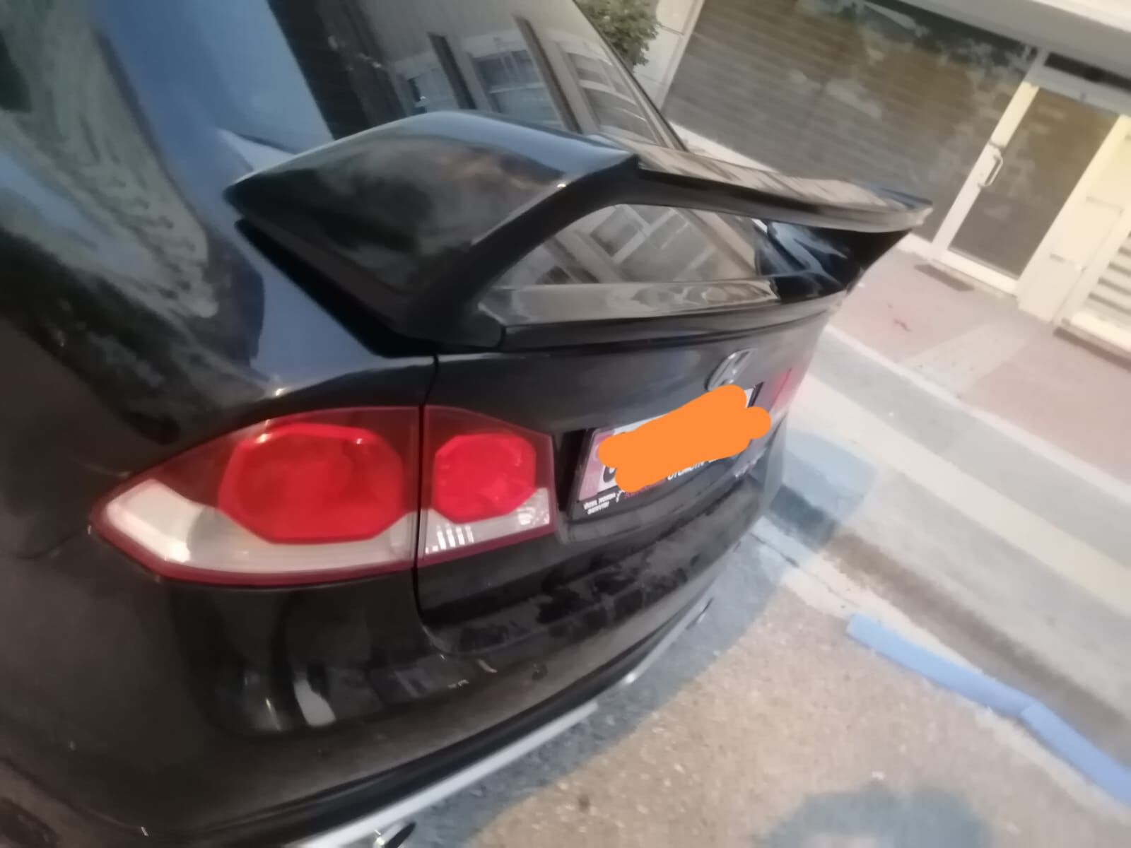 HONDA FD6 BAGAJ ÜSTÜ YÜKSEK SPOİLER