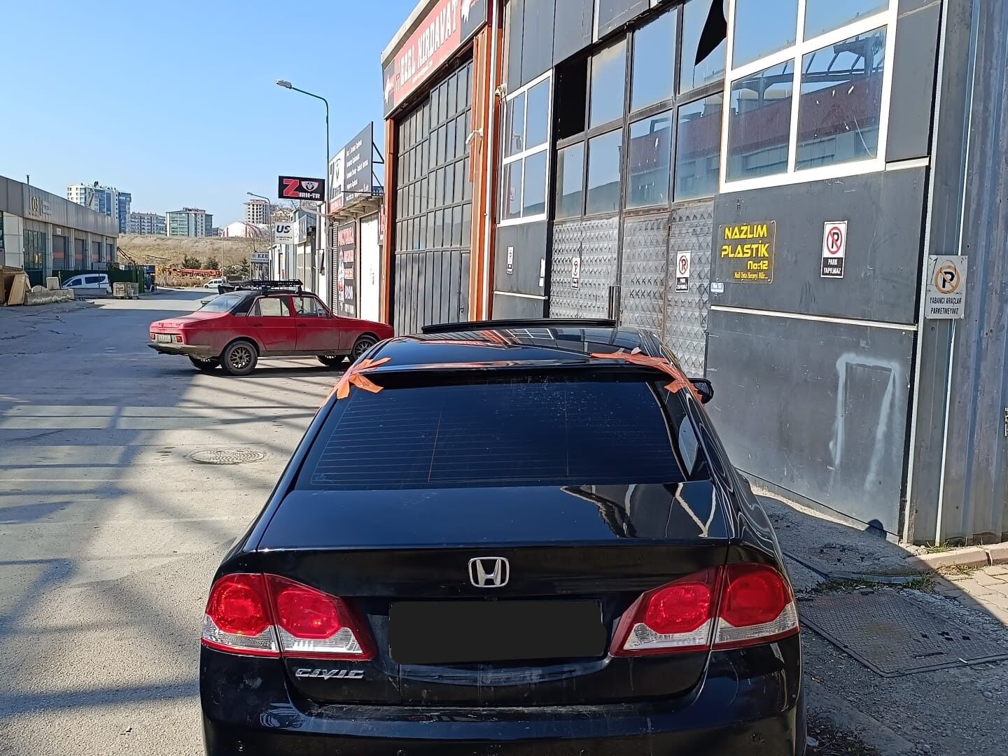 HONDA FD6 CAM ÜSTÜ SPOİLER